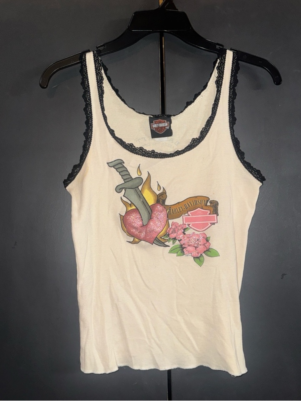 Harley Davidson Lace Y2K Tank